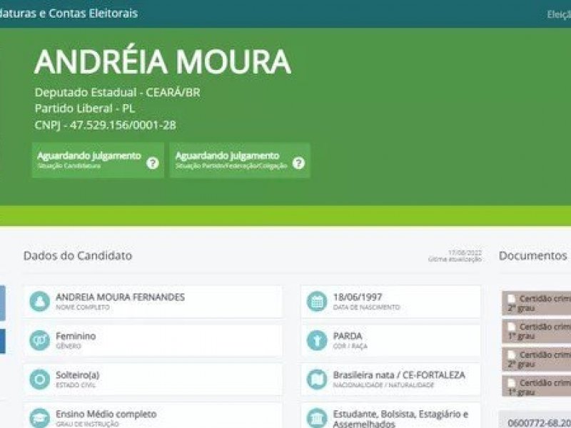 Imagem de  Mulher acusa partido de Bolsonaro de lançar sua candidatura sem autorização