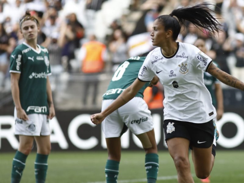 Imagem de Corinthians bate Palmeiras em 1º jogo da semifinal do Brasileirão Feminino