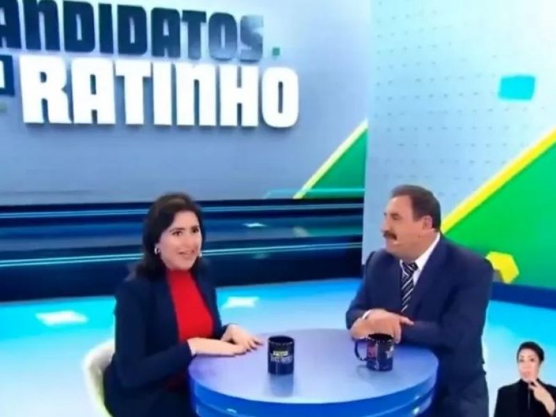 Imagem de Em entrevista com Ratinho, Tebet critica Lula e Bolsonaro: "População não come ideologia"