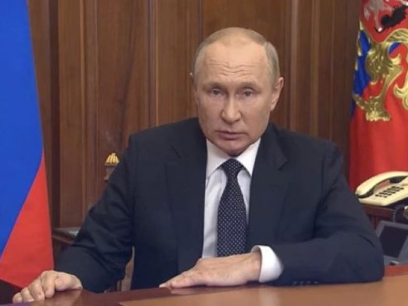 Imagem de Putin convoca 300 mil russos para guerra e volta a fazer ameaça nuclear