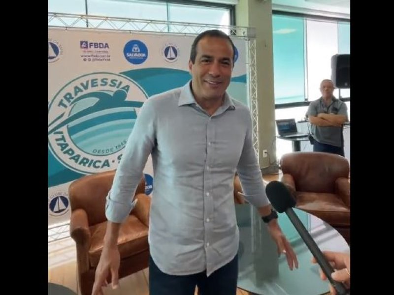 Imagem de  Prefeitura anuncia retorno da competição de natação Travessia Itaparica-Salvador