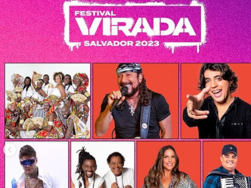Imagem de Festival Virada Salvador 2023 anuncia a sua grade oficial; confira