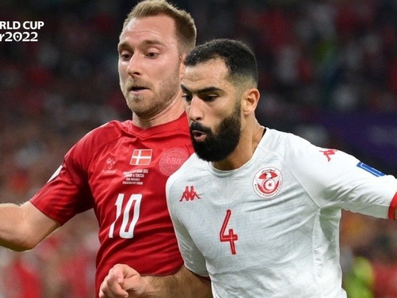 Imagem de Copa do Mundo: Dinamarca e Tunísia ficam no 0 a 0