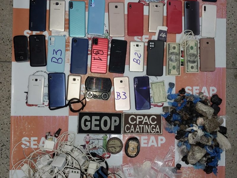 Imagem de Ação localiza encontra 35 celulares no presídio de Paulo Afonso
