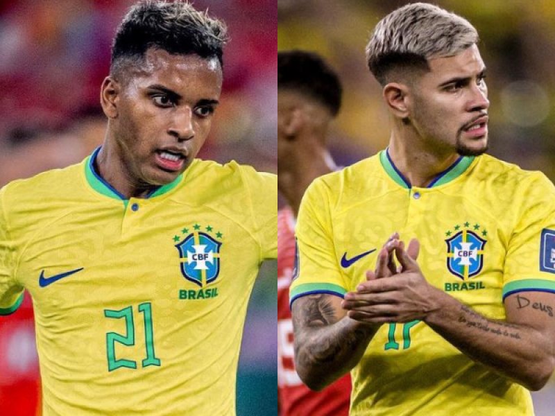Imagem de Copa do Mundo: Rodrygo e Bruno Guimarães devem ser titulares contra Camarões