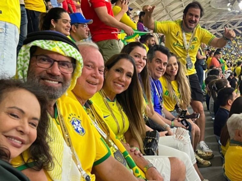 Imagem de Ministro de Bolsonaro, Ciro Nogueira acompanha Copa do Mundo no Catar ao lado de deputados baianos