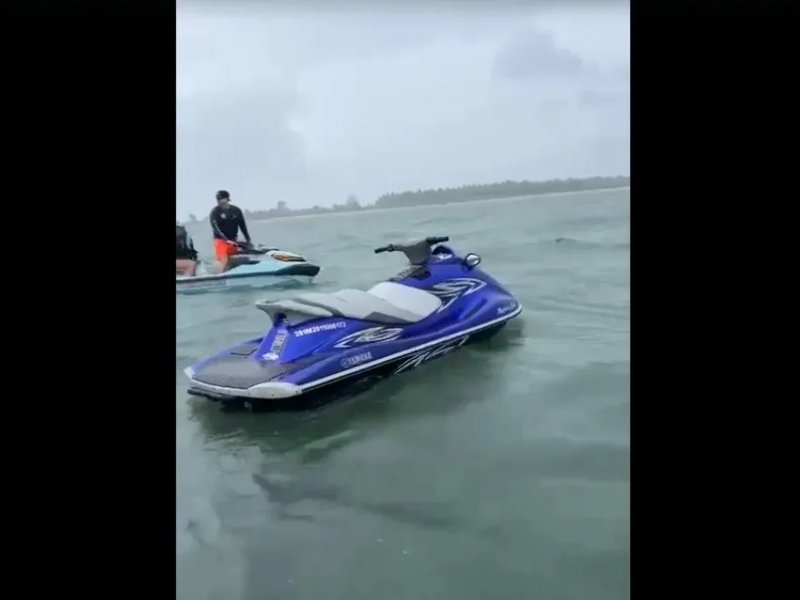 Imagem de Homem que andava em jet ski desaparece em Cacha Pregos; moto aquática foi encontrada à deriva