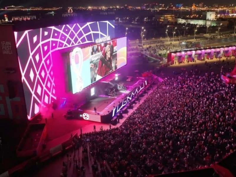 Imagem de Fan Fest da Fifa em Doha reúne 2 milhões de torcedores durante Copa do Catar