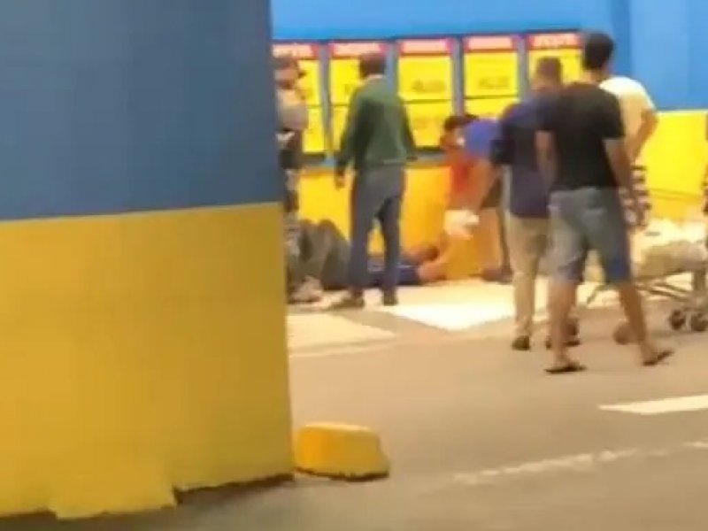 Imagem de PM é baleado durante tentativa de assalto em supermercado de Lauro de Freitas