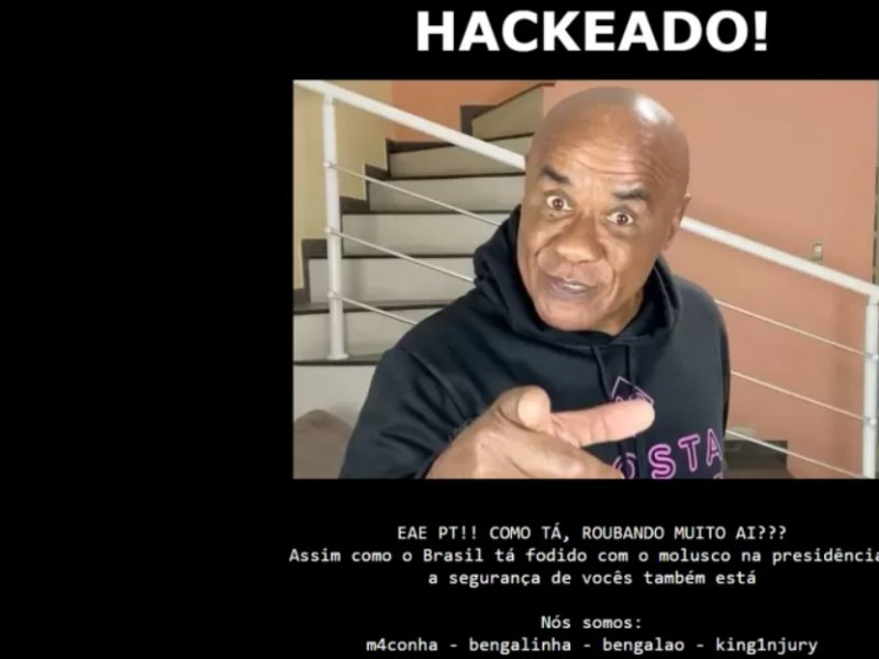 Imagem de Site do PT é alvo da ataque hacker e exibe foto de ator pornô
