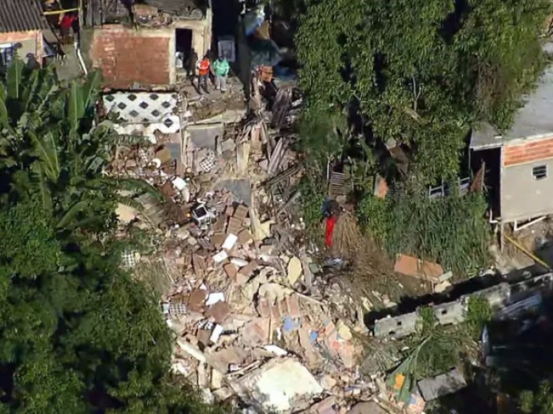 Imagem de Desabamento de imóvel deixa um morto e oito pessoas feridas no Rio de Janeiro 