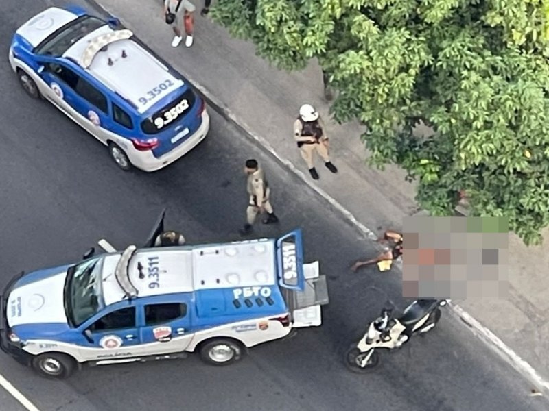 Imagem de Suspeito de assalto é atropelado enquanto tentava fugir da polícia na Av. Tancredo Neves