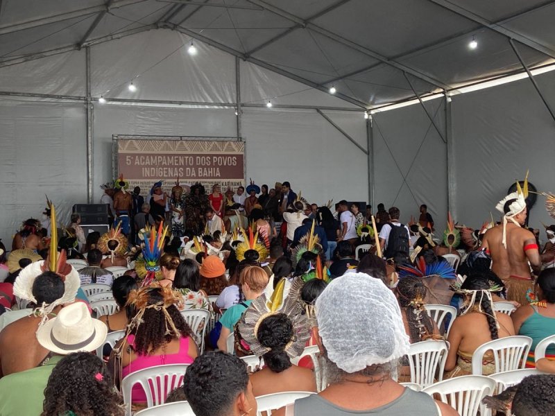 Imagem de Com mais de 1.500 pessoas de 30 povos da Bahia, indígenas se reúnem em Salvador; saiba motivo