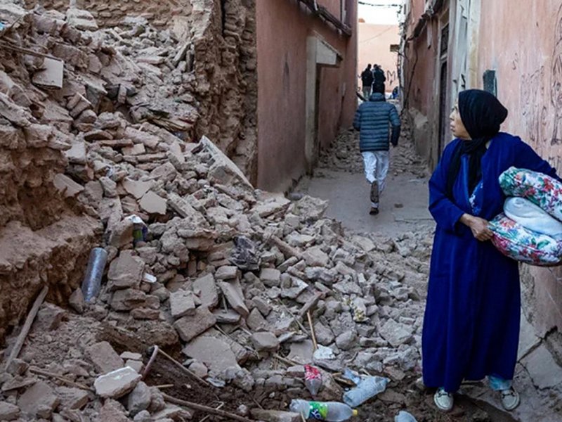 Imagem de Passa de 2 mil o número de mortos em razão de terremoto no Marrocos