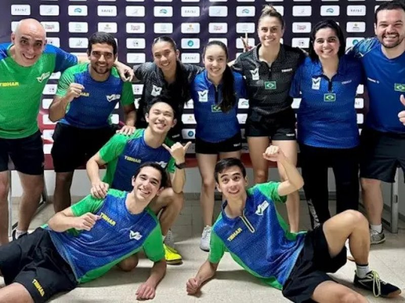 Imagem de Tênis de mesa: equipes masculina e feminina do Brasil garantem classificação aos Jogos Olímpicos