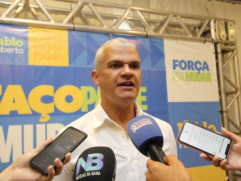 Imagem de Pré-candidato, Pablo Roberto avalia gestão de Colbert Martins em Feira de Santana e faz acenos a governador da Bahia 