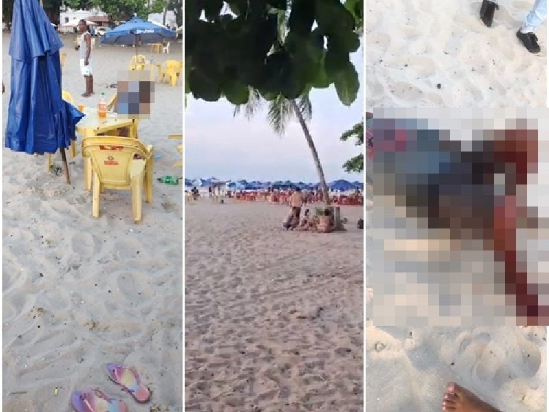 Imagem de Homem é morto a tiros na praia da Ribeira e catador de latinhas é baleado