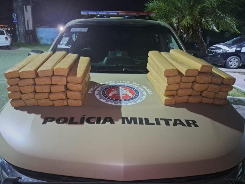 Imagem de Polícia apreende 50 kg de drogas em Itabuna; assista