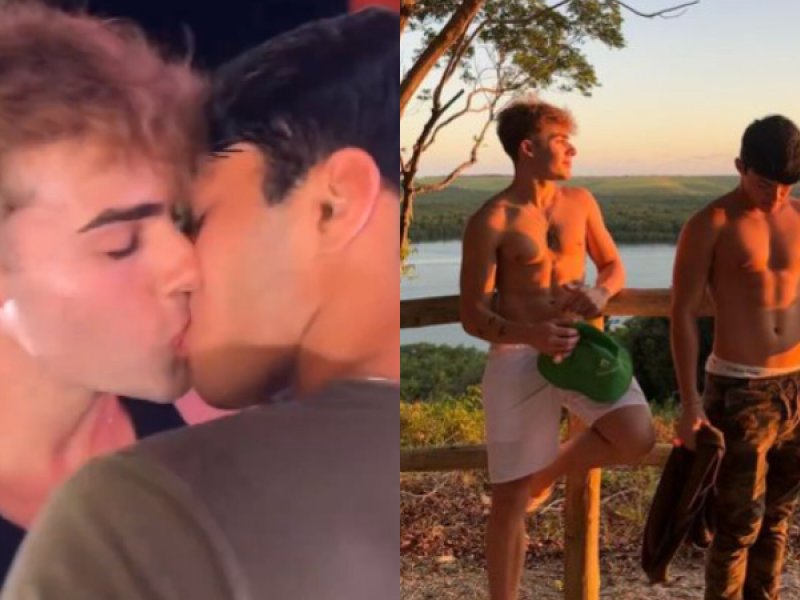 Imagem de Filho de vice-prefeito baiano rouba a cena em reality de Carlinhos Maia ao beijar influenciador; veja vídeo
