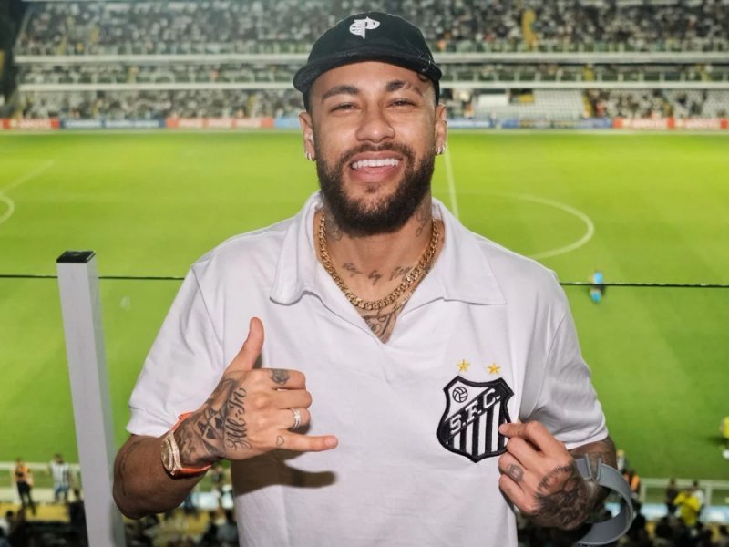Imagem de Neymar pede que Santos deixe de utilizar camisa 11: 'até eu voltar'