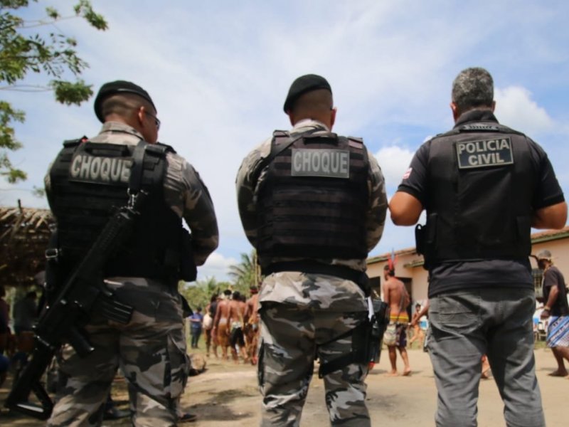 Imagem de Potiraguá ganha reforço policial após assassinato de indígena