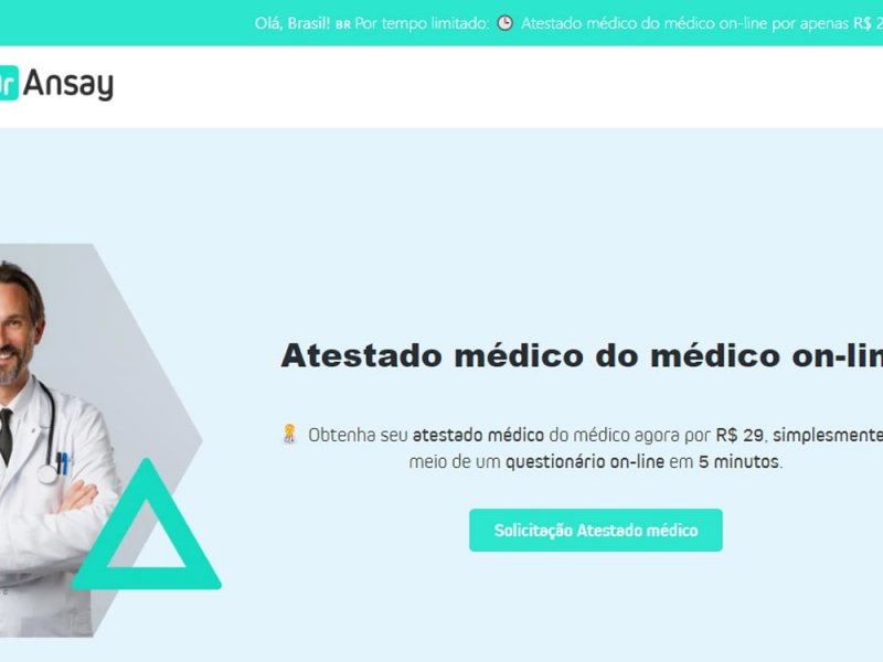 Imagem de Prazo para retirada do ar de site que oferece atestados médicos por R$ 29 vence nesta quarta