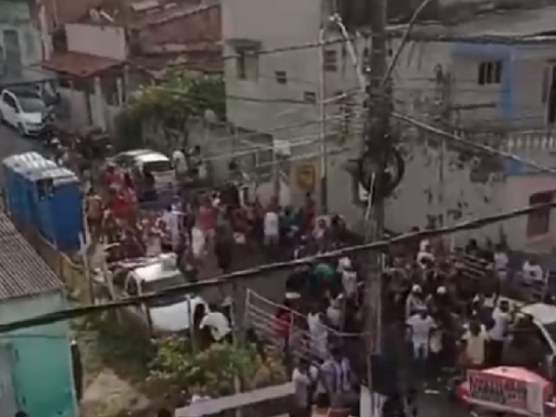 Imagem de Vídeo mostra correria após tiros na Festa da Purificação em Santo Amaro