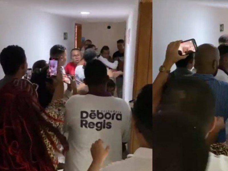 Imagem de Primeira sessão na Câmara de vereadores de Lauro de Freitas é marcada por confusão