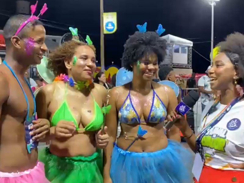 Imagem de Criatividade nas fantasias chamam atenção no pré-carnaval na Barra