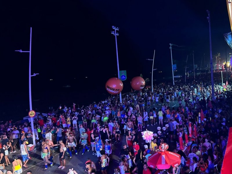 Imagem de ASSISTA: Apagão atinge o Circuito Dodô, na Barra, na terceira noite de Carnaval