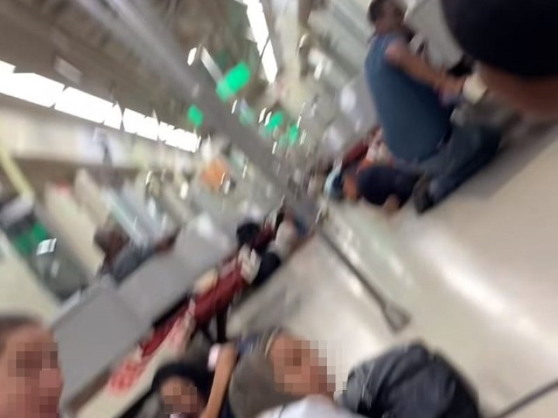 Imagem de Passageiros do metrô ficam assustados com barulho de tiros na avenida Bonocô
