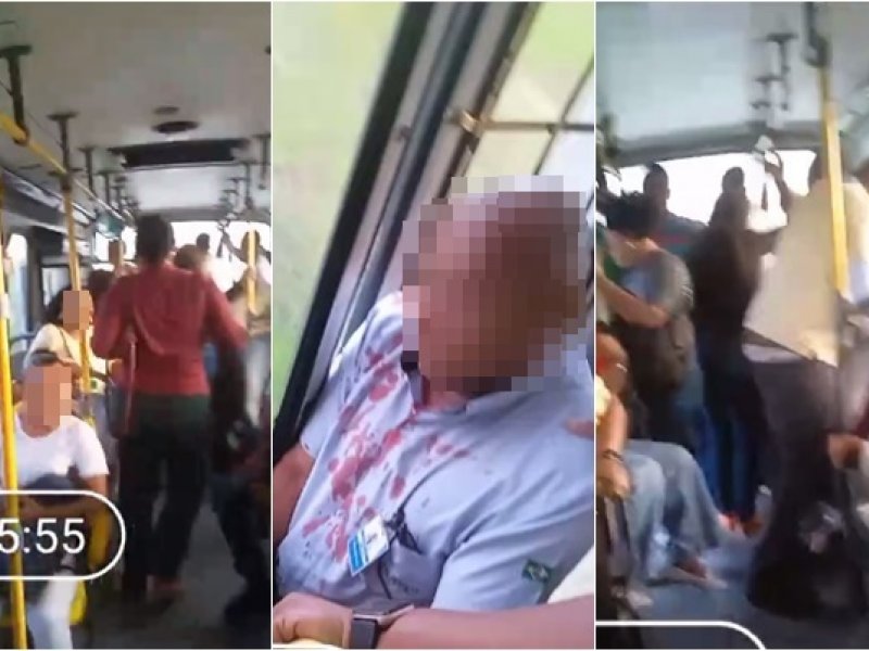 Imagem de Passageiros entram em pânico durante tentativa de assalto e pulam de ônibus na Via Parafuso