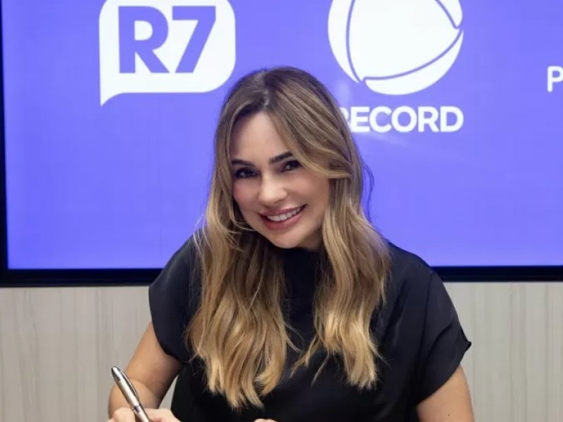 Imagem de Rachel Sheherazade é oficializada como nova apresentadora de reality show da Record