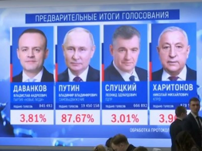 Imagem de Putin vence eleição na Rússia e se manterá no poder até 2030