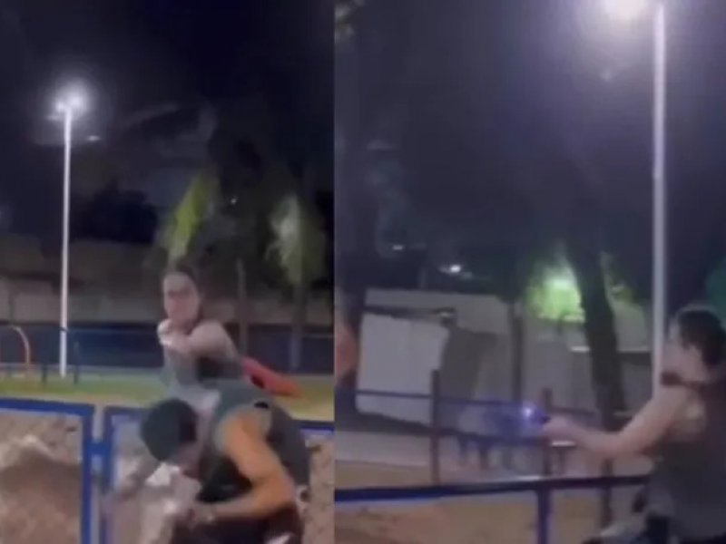 Imagem de Mulher é detida por suspeita de atacar pessoas com spray de pimenta e arma de choque em Salvador; veja vídeo