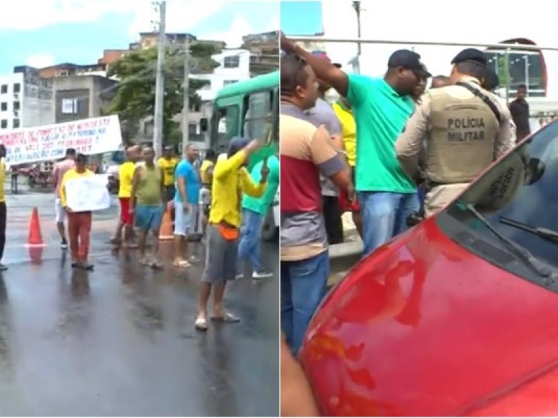 Imagem de Manifestação de mototaxistas deixa trânsito congestionado na avenida Juracy Magalhães