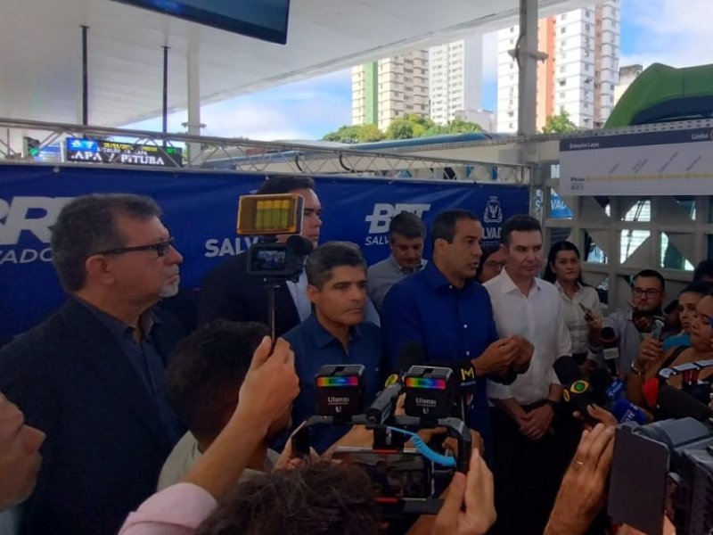 Imagem de Evento do BRT reúne opositores e ACM Neto afirma: 'Tem que ser dessa forma, disputa é na eleição' 
