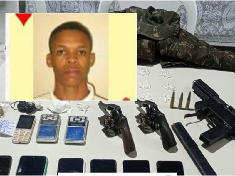 Imagem de Traficante 'Canela', morto em Simões Filho, integrava Baralho do Crime da SSP