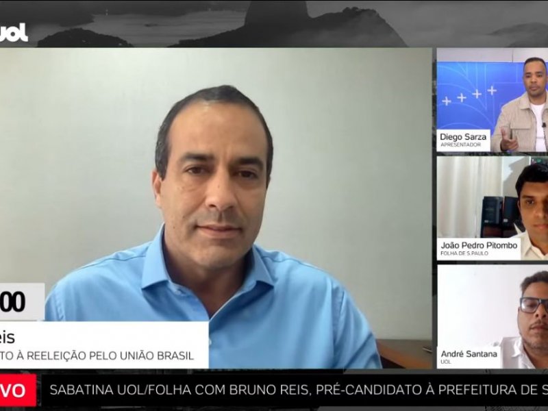 Imagem de 'Salvador não aceita ser subserviente de quem quer que seja', dispara Bruno Reis em sabatina Uol/Folha