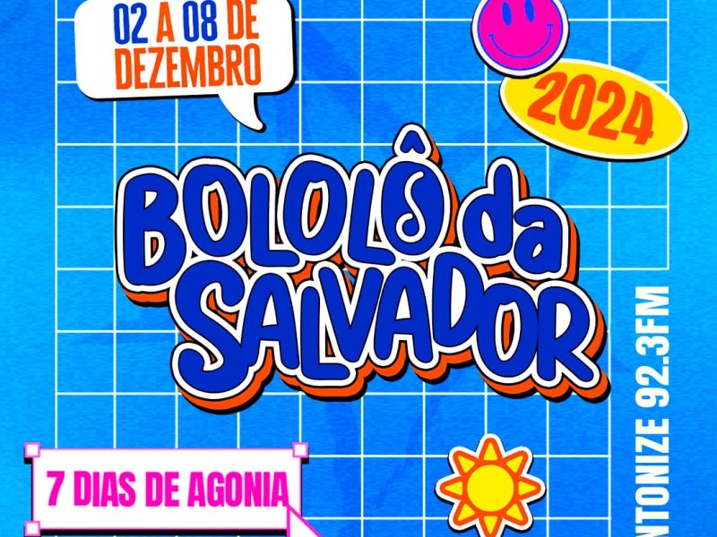 Imagem de 'Bololô' da Salvador FM terá shows exclusivos, programação especial e 4 salários mínimos por dia no mês de dezembro