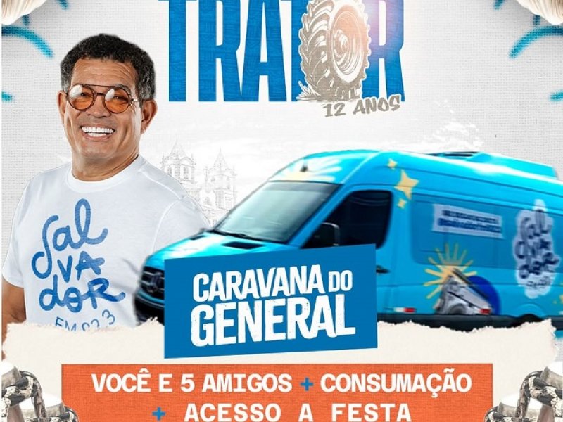 Imagem de Promoção Samba Trator: Escolha sua galera e venha sambar na Salvador FM!