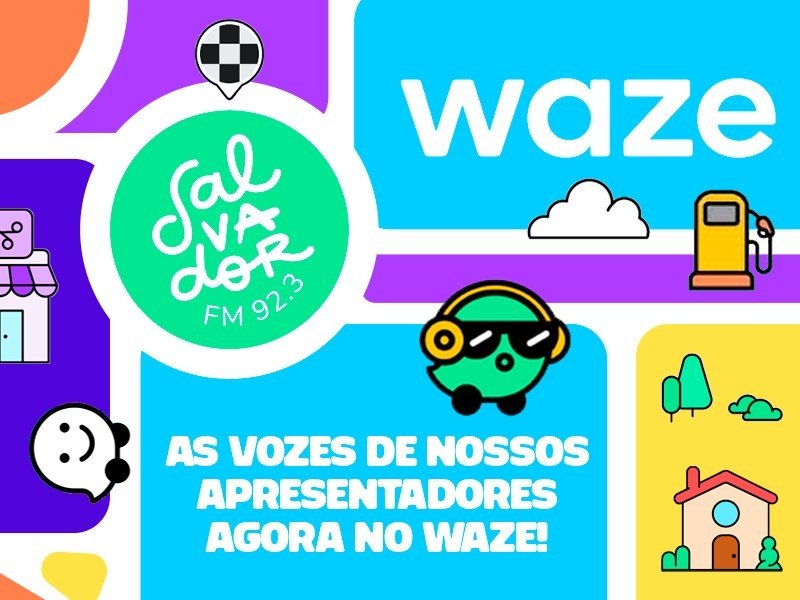 Imagem de Agora é possível navegar com as vozes da Salvador FM no Waze