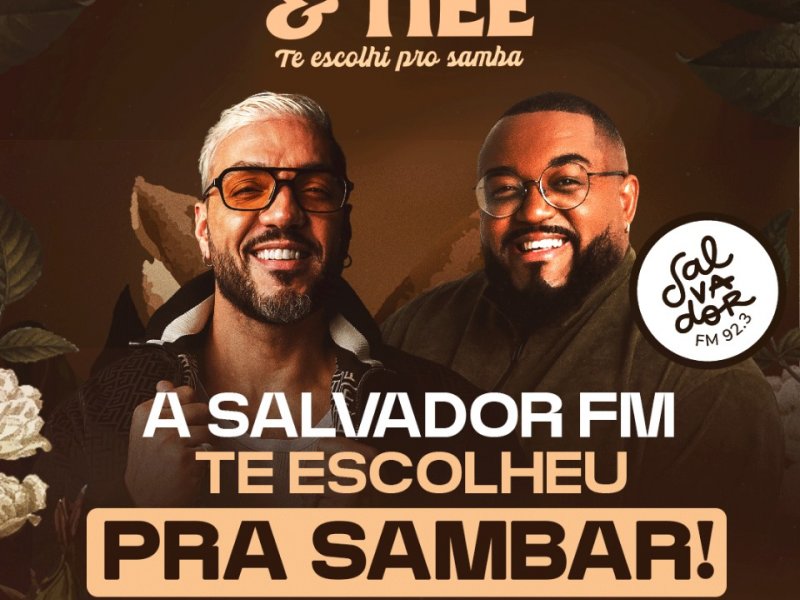Imagem de Salvador FM transmite com exclusividade o show de Belo e Tiee, direto do Armazém Convention