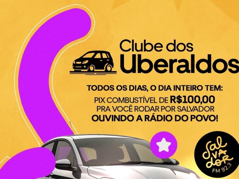 Imagem de Salvador FM lança ‘Clube do Uberaldo’ e retoma promoção de combustível para motoristas de aplicativo