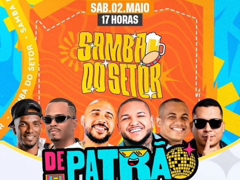 Imagem de Promoção "De Patrão": Salvador FM leva você e amigos para curtir o Samba do Setor