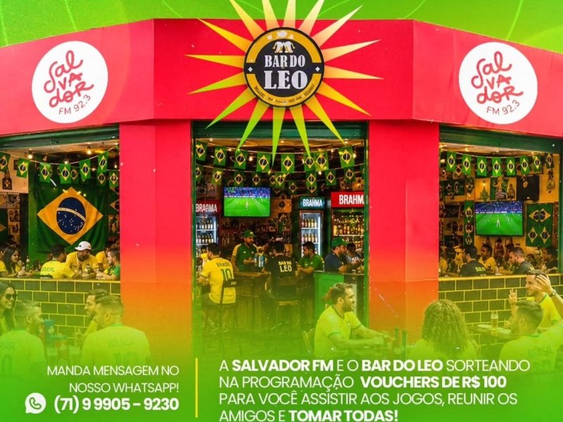 Imagem de Partiu torcer? Salvador FM e o Bar do Léo pagam a resenha