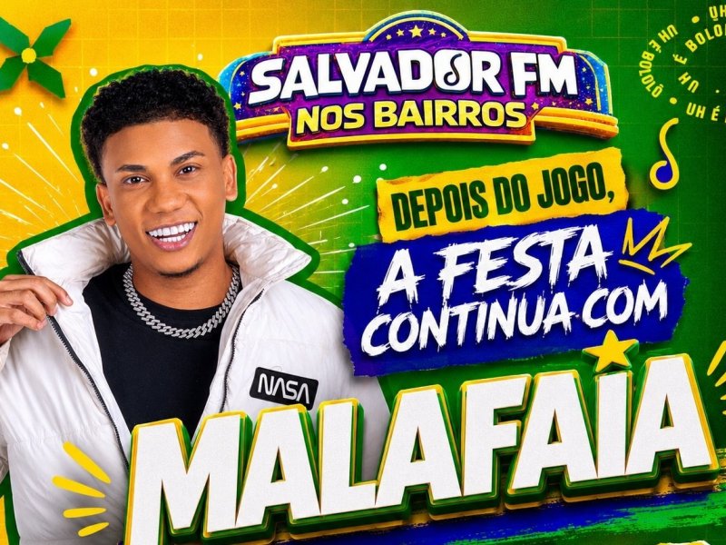 Imagem de Salvador FM celebra classificação do Brasil com show de Malafaia durante "mesversário"