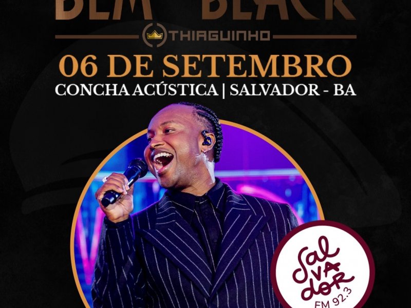 Imagem de Bem Black na Concha: a Salvador FM leva você!