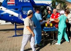 Imagem de Ciclista alemã é encontrada desmaiada e resgatada de helicóptero na Bahia