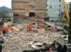 Imagem de Desabamento de edifício na China deixa 7 mortos e 2 feridos